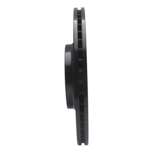 Ford Focus Brake Rotor (1) - Front Left - R1 Concepts - Drilled & Slotted - Black - `14-`19